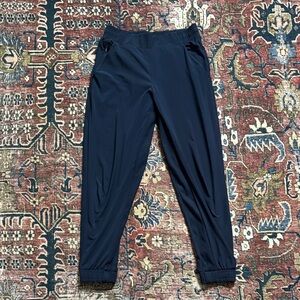 Athleta Navy Blue Brooklyn Jogger Pants 4 PETITE